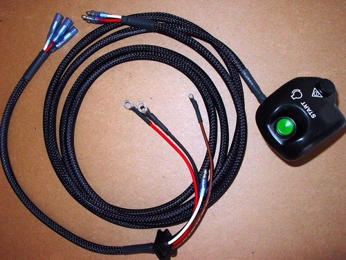 Yamaha Start Stop Switch Remanufacture, Complete including E Box Harness