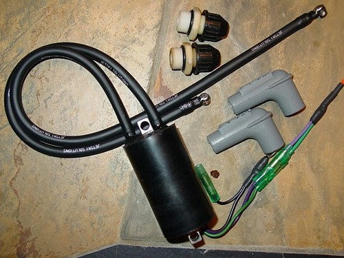 Kawasaki 550 Ignition Coil Spark Plug Wire Replacement