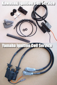 Kawasaki/Yamaha Twin Cylinder Ignition Coil Spark Plug Wire Replacement