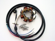 Kawasaki 750 / 900 / 1100  Stator Service  STATOR REMOVED FROM COVER