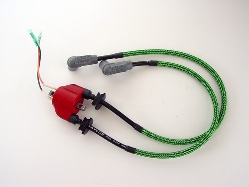 MSD ignition coil spark plug cable replacement system