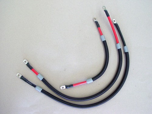 Kawasaki 750sx 750SXI  800 SXR battery cable set PREMIUM 3pc